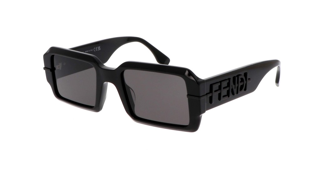 Fendi FE40073U - 01A - 52 Occhiali da sole Black Square