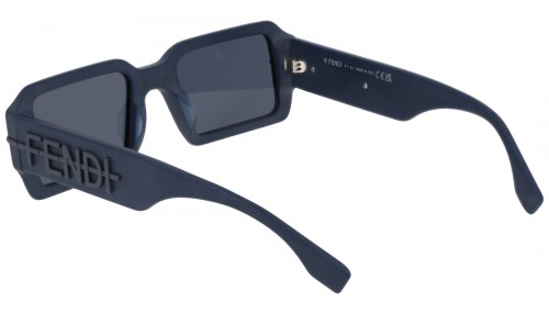 Fendi FE40073U - 90V - 52 Occhiali da sole Blue Square