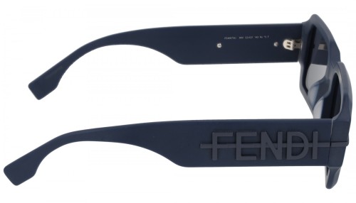 Fendi FE40073U - 90V - 52 Occhiali da sole Blue Square