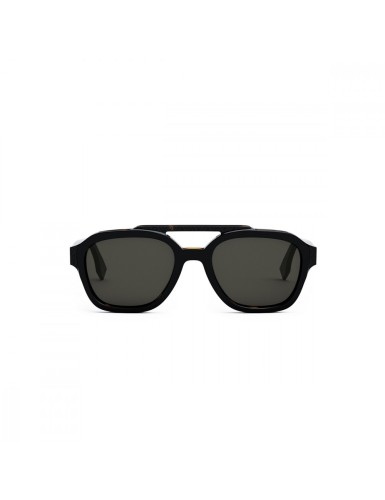 Fendi FE40076U - 01A - 52 Occhiali da sole Pilot (Aviator)
