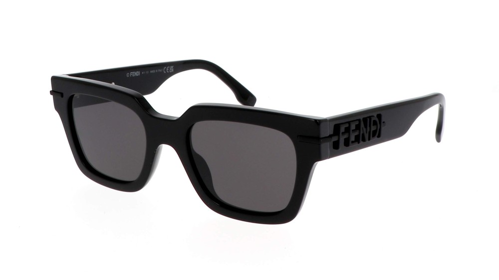 Fendi FE40078I - 01A - 51 Occhiali da sole Black Square
