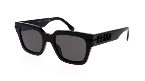 Fendi FE40078I - 01A - 51 Occhiali da sole Black Square