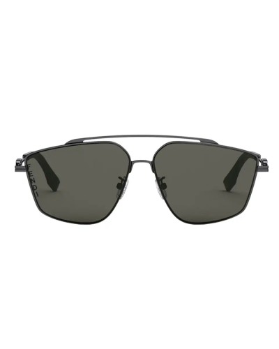 Fendi FE40079U - 12A - 58 Occhiali da sole Black Pilot (Aviator)