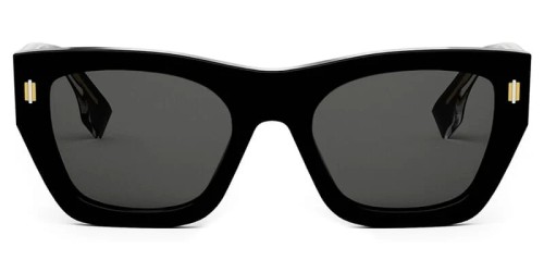 Fendi FE40100I - 01A - 53 Occhiali da sole Black Square