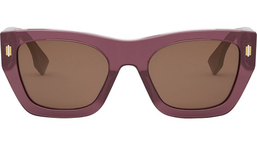 Fendi FE40100I - 81E - 53 Occhiali da sole Pink Square