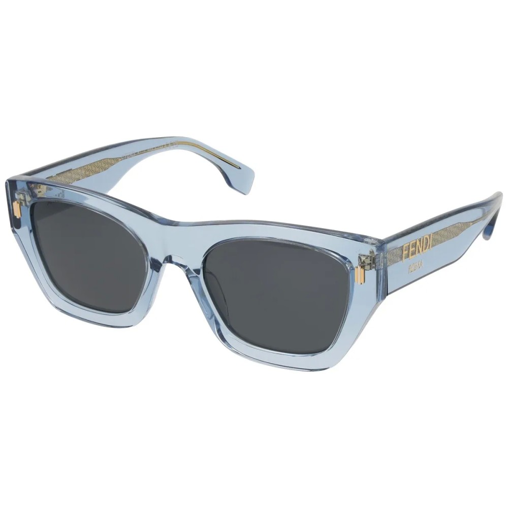 Fendi FE40100I - 90A - 53 Occhiali da sole Blue Square