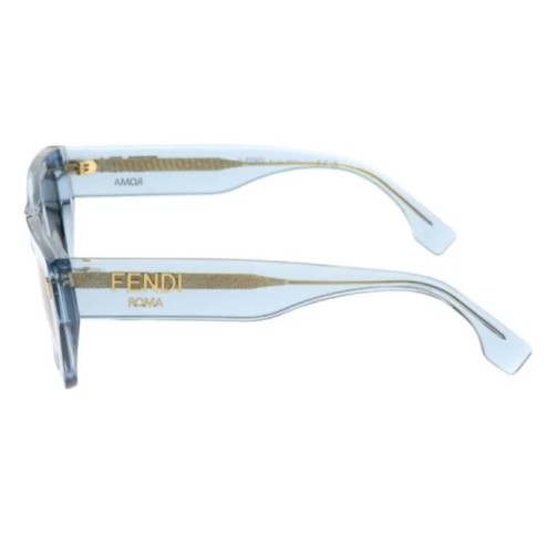 Fendi FE40100I - 90A - 53 Occhiali da sole Blue Square