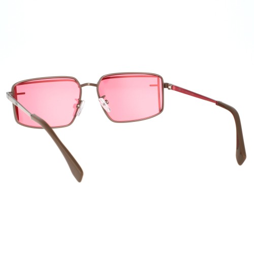 Fendi FE40102U - 50S - 53 Occhiali da sole Silver Square