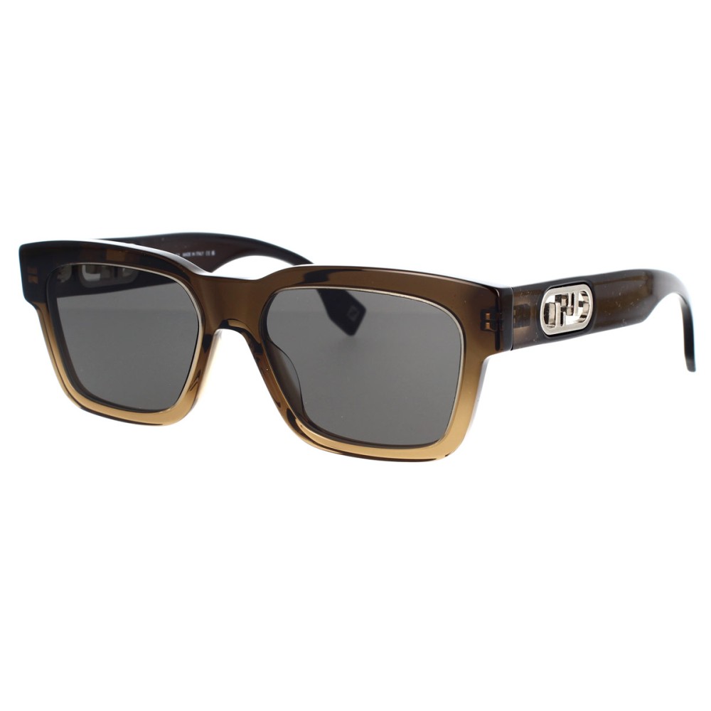 Fendi FE40107I - 50A - 53 Occhiali da sole Brown Square