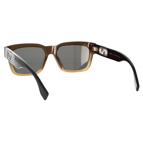 Fendi FE40107I - 50A - 53 Occhiali da sole Brown Square