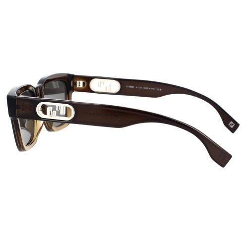 Fendi FE40107I - 50A - 53 Occhiali da sole Brown Square