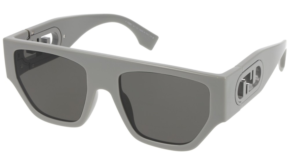 Fendi FE40108U - 20A - 54 Occhiali da sole Gray Flat Top