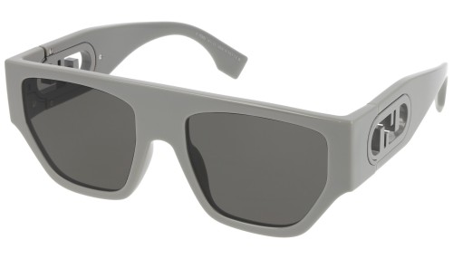 Fendi FE40108U - 20A - 54 Occhiali da sole Gray Flat Top