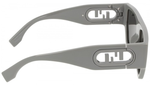 Fendi FE40108U - 20A - 54 Occhiali da sole Gray Flat Top
