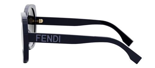 Fendi FE40112I - 90B - 57 Occhiali da sole Blue Pillow (Rounded)