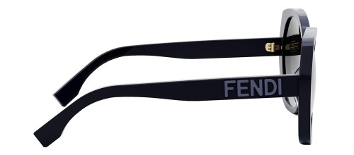 Fendi FE40112I - 90B - 57 Occhiali da sole Blue Pillow (Rounded)