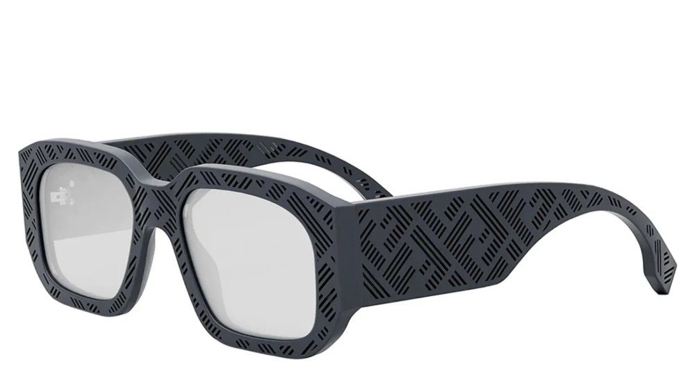 Fendi FE40113I - 20C - 52 Occhiali da sole Gray Square