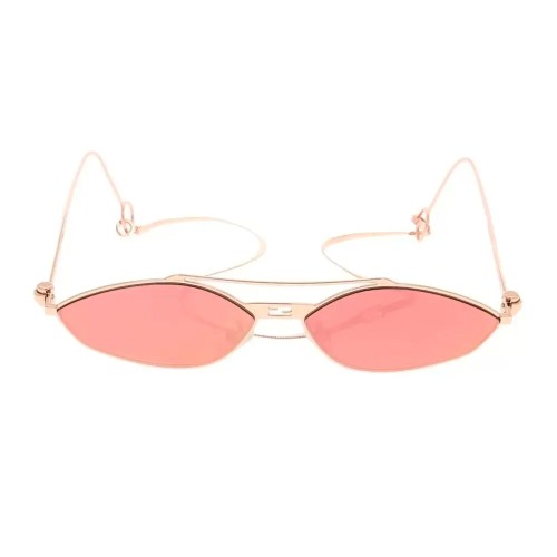 Fendi FE40114U-Y - 33U - 57 Occhiali da sole Rose gold Oval