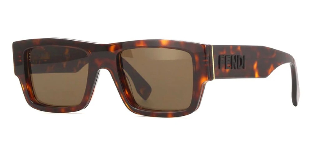 Fendi FE40118I - 54E - 53 Occhiali da sole Havanna Square