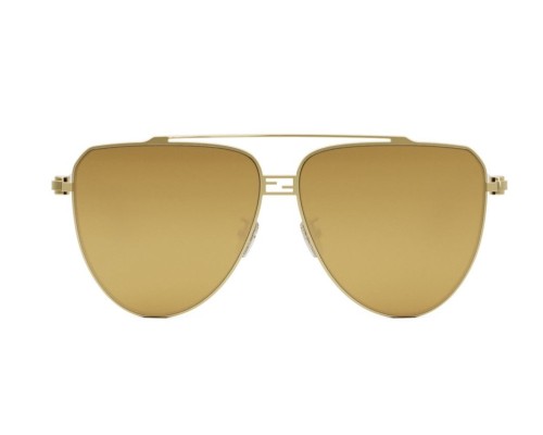 Fendi FE40122U - 30L - 59 Occhiali da sole Gold Pilot (Aviator)