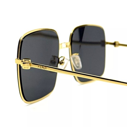 Fendi FE40123U - 30A - 55 Occhiali da sole Gold Square