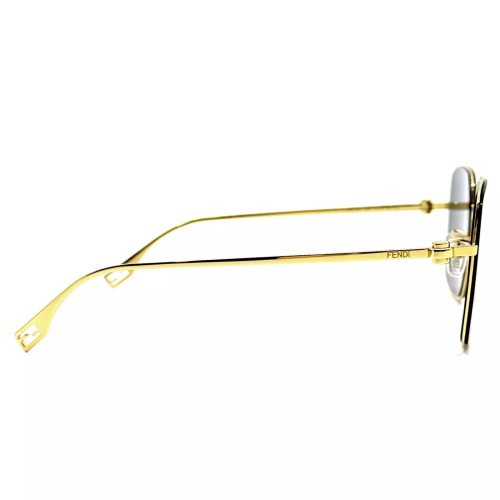 Fendi FE40123U - 30A - 55 Occhiali da sole Gold Square