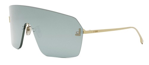 Fendi FE4121US - 30X - 139 Occhiali da sole Gold Shield