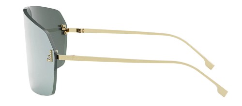 Fendi FE4121US - 30X - 139 Occhiali da sole Gold Shield