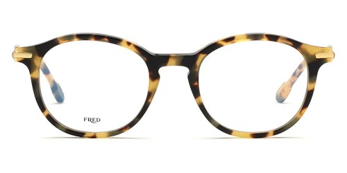 Fred FG50005I - 053 - 49 Montature ottiche Havana Round