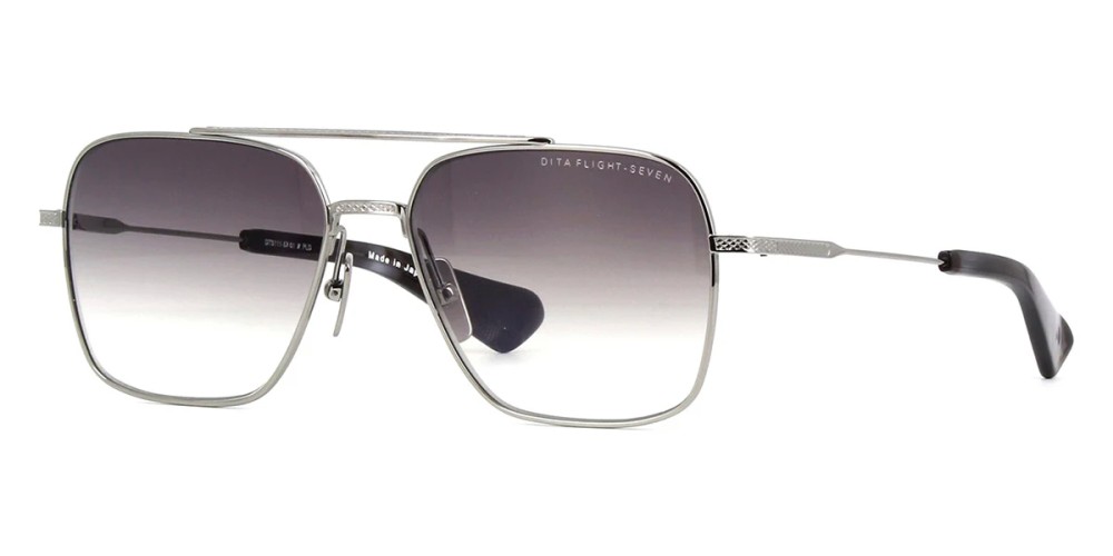 Dita FLIGHT-SEVEN DTS111 - 01 - 57 Occhiali da sole Silver Pilot (Aviator)
