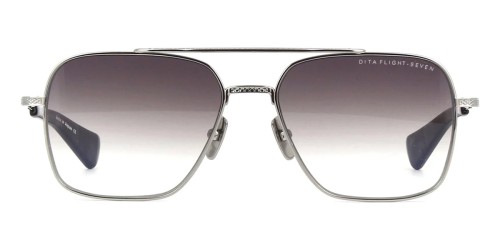 Dita FLIGHT-SEVEN DTS111 - 01 - 57 Occhiali da sole Silver Pilot (Aviator)