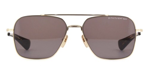 Dita FLIGHT-SEVEN DTS111 - 02 - 57 Occhiali da sole Gold Pilot (Aviator)