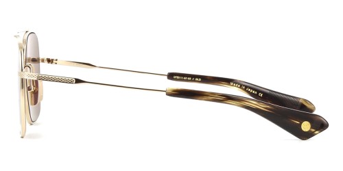 Dita FLIGHT-SEVEN DTS111 - 02 - 57 Occhiali da sole Gold Pilot (Aviator)