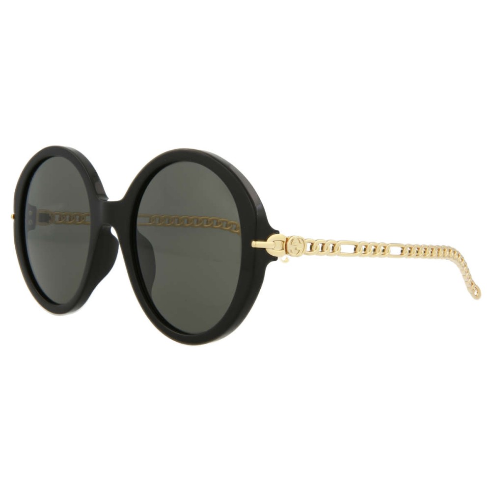 Gucci GG0726S WITHOUT CHAIN - 001 - 56 Occhiali da sole Round