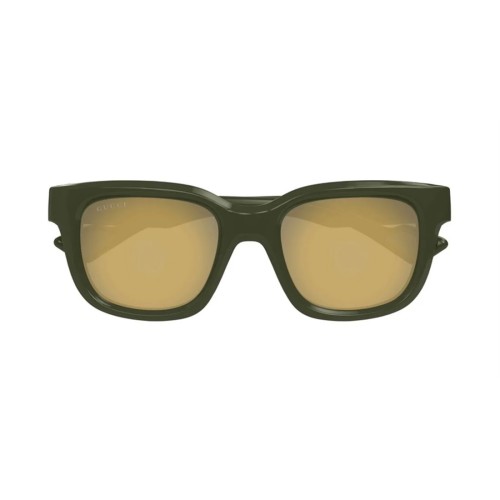Gucci GG1621SA - 003 - 53 Occhiali da sole Green Pillow (Rounded)