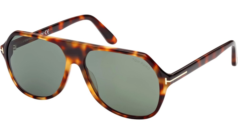 Tom Ford FT0934 HAYES - 53N - 59 Occhiali da sole Havanna Pilot (Aviator)
