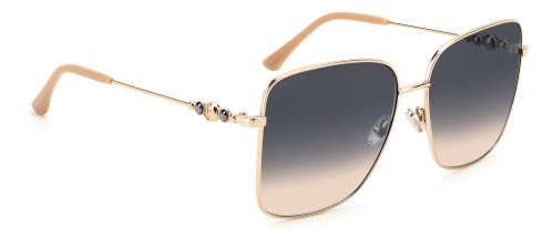Jimmy Choo HESTER/S - BKUI4 - 59 Occhiali da sole Gold Square