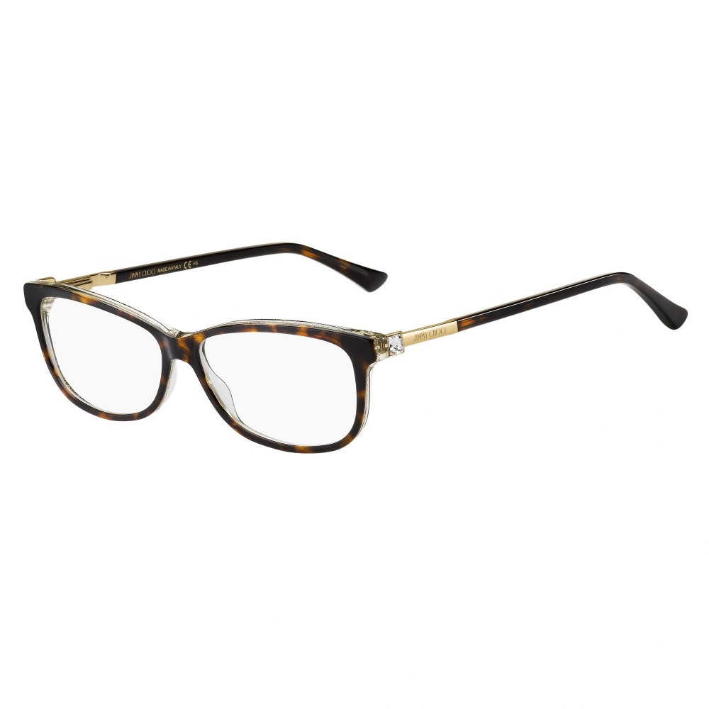 Jimmy Choo JC273 - DXH - 53 Montature ottiche Havana Pillow (Rounded)