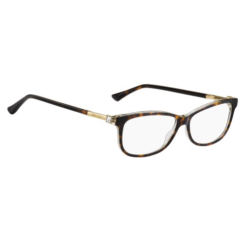 Jimmy Choo JC273 - DXH - 53 Montature ottiche Havana Pillow (Rounded)