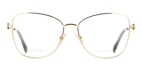 Jimmy Choo JC304 - 000 - 56 Montature ottiche Gold Cat Eye
