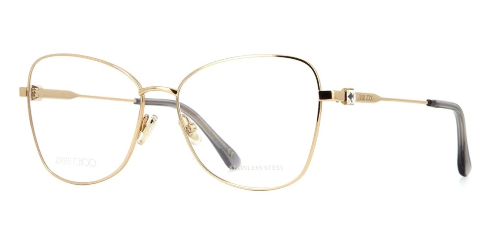 Jimmy Choo JC304 - 000 - 56 Montature ottiche Gold Cat Eye