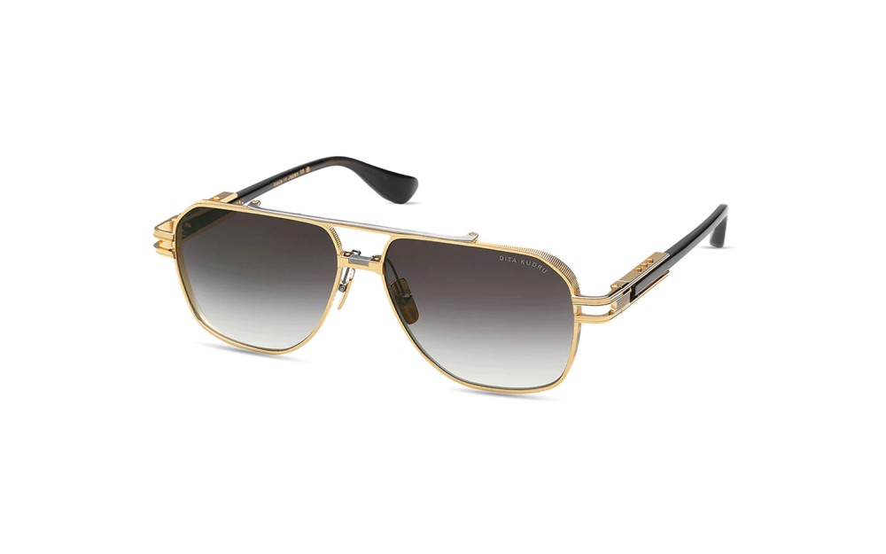 Dita KUDRU DTS436-A - 01 - 61 Occhiali da sole Gold Pilot (Aviator)