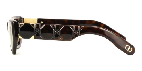 Dior LADY 95.22 B1I - 20F5 Z - 53 Occhiali da sole Havana Cat Eye
