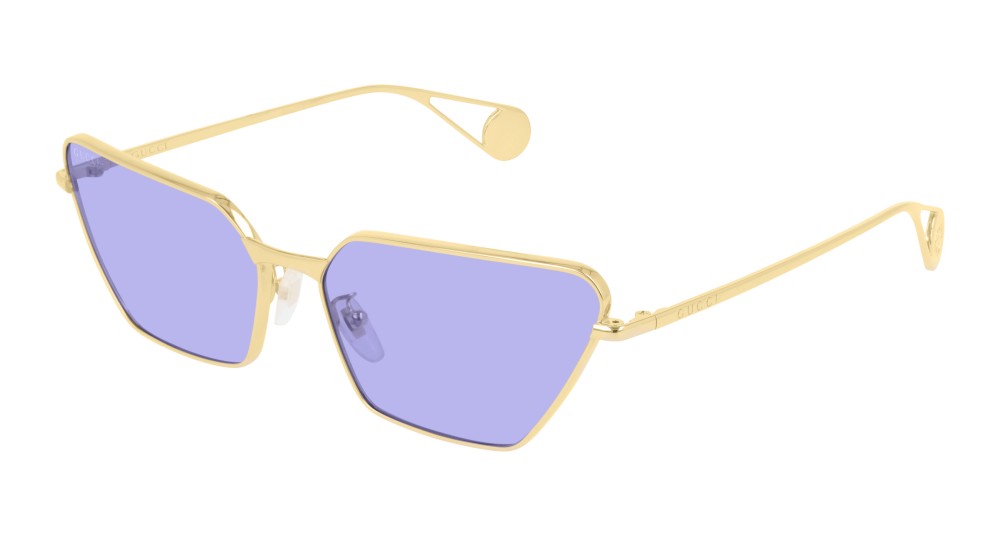 Gucci GG0538S - 006 - 63 Occhiali da sole Gold Cat Eye