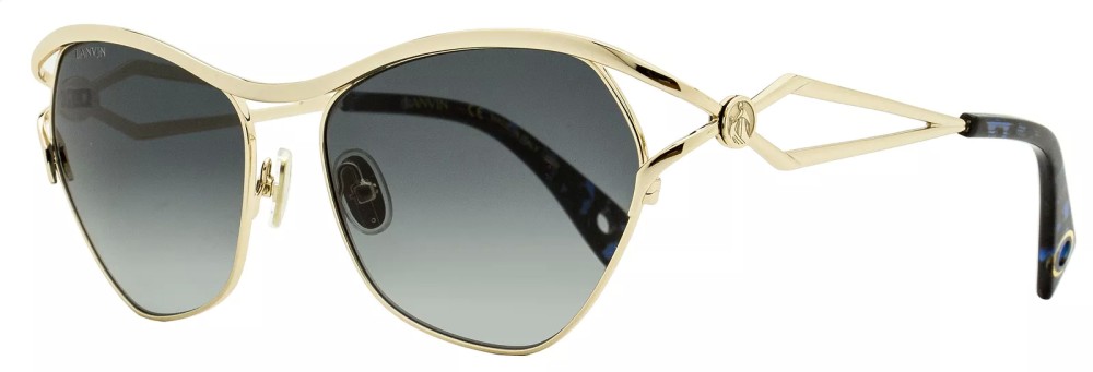Lanvin LNV114S - 721 - 58 Occhiali da sole Gold Cat Eye