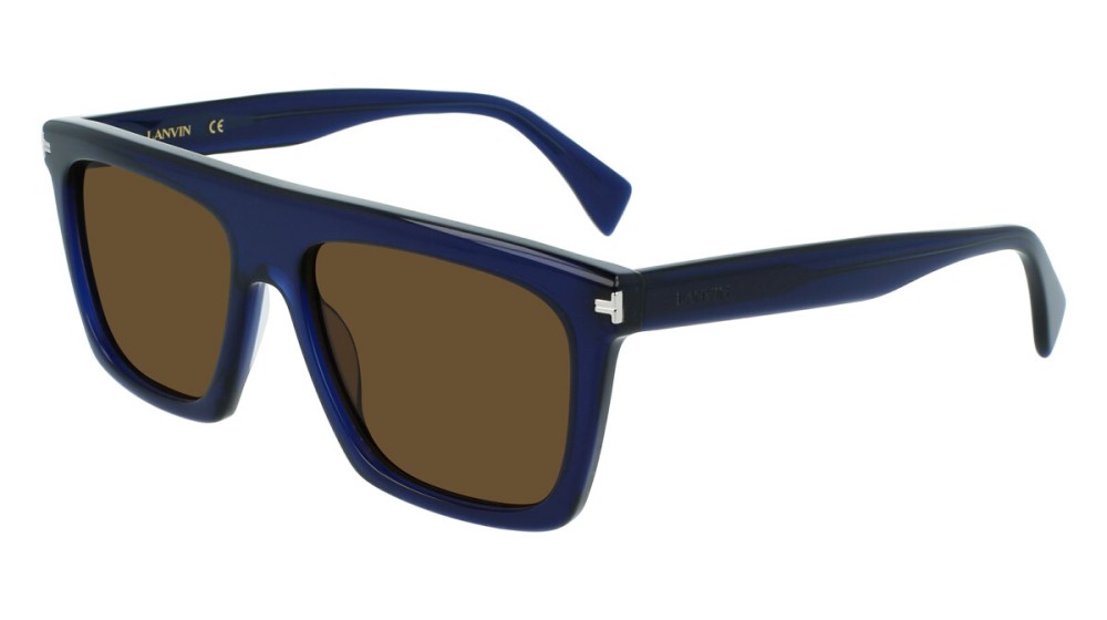 Lanvin LNV612S - 424 - 57 Occhiali da sole Blue Flat Top