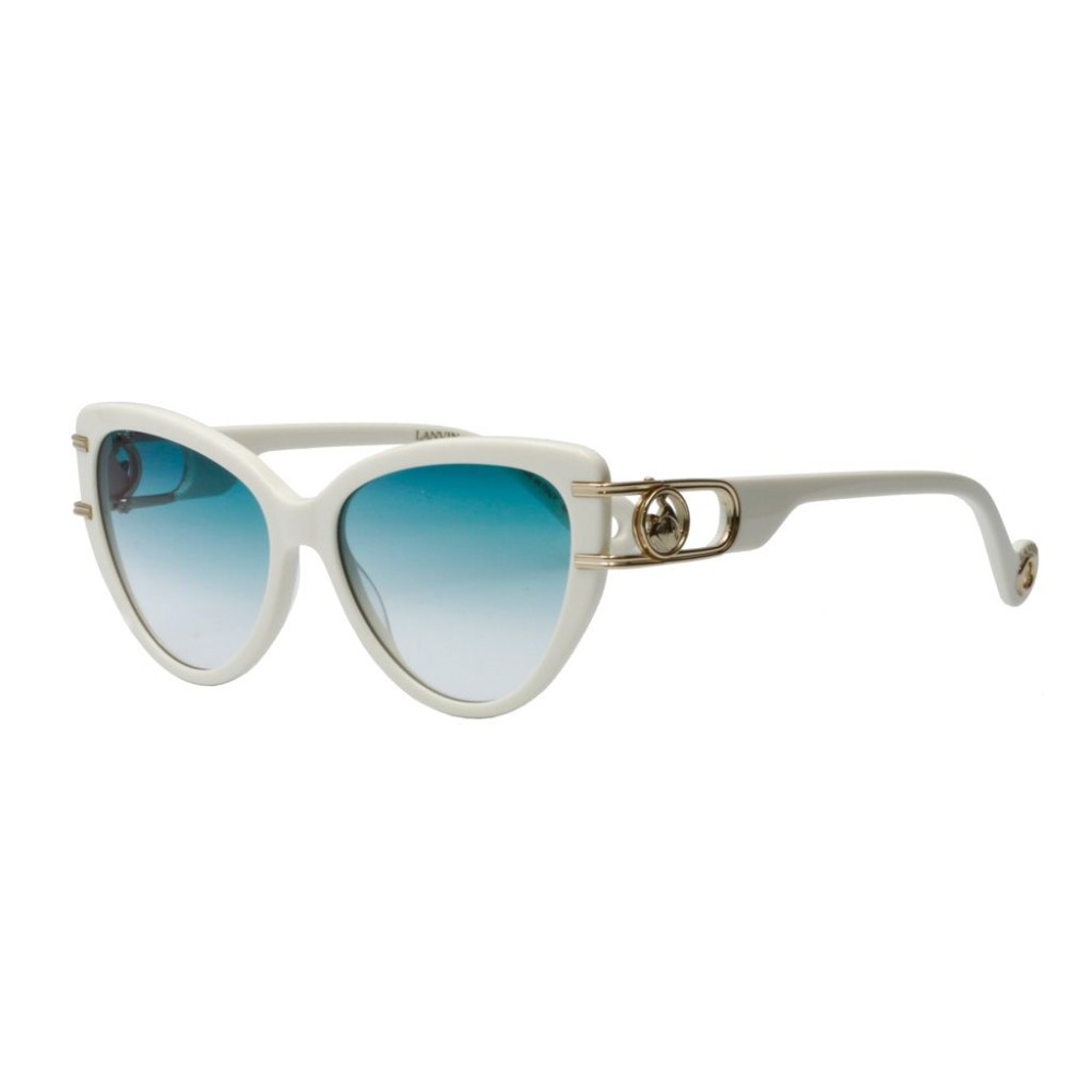 Lanvin LNV643S - 102 - 56 Occhiali da sole White Cat Eye