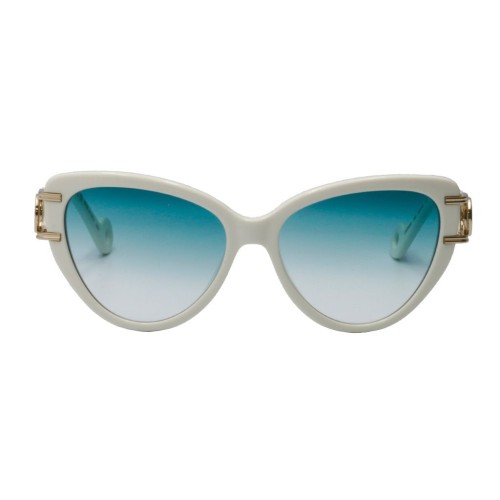 Lanvin LNV643S - 102 - 56 Occhiali da sole White Cat Eye