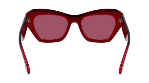 Lanvin LNV663S - 605 - 53 Occhiali da sole Red Cat Eye