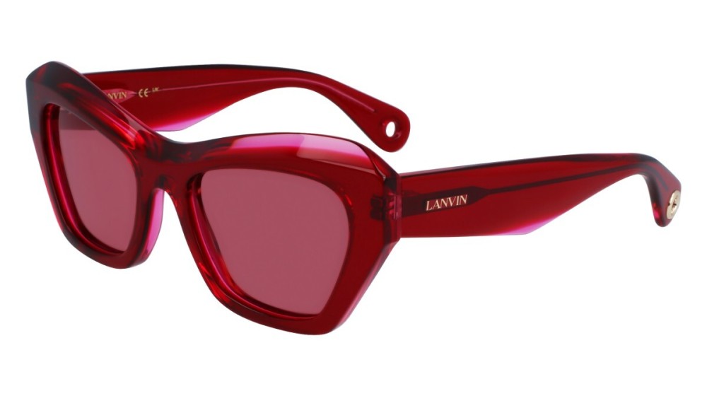 Lanvin LNV663S - 605 - 53 Occhiali da sole Red Cat Eye